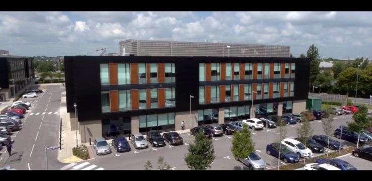 DRONE FILMING BUSINESS PARK
