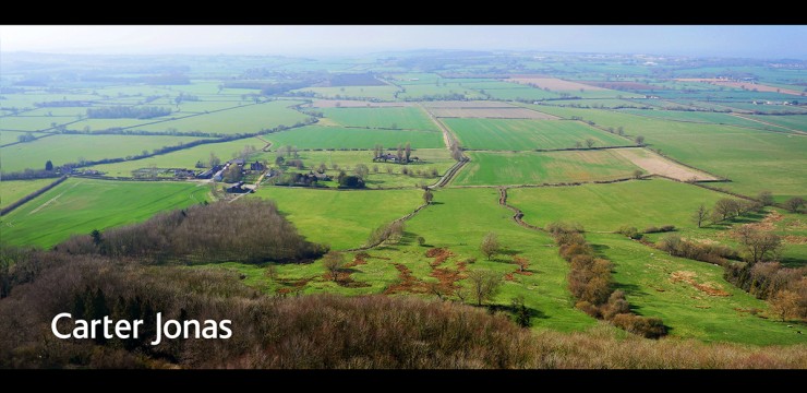 Carter Jonas Farm Land plot drone filming & photography