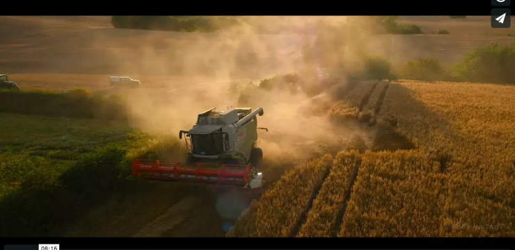 Harvest 2015 drone filming for Farmers Weekly