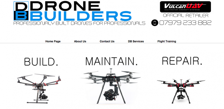 Drone building, drone maintenance and flight training
