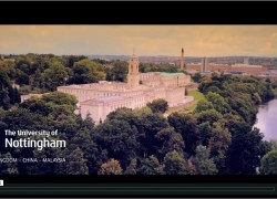 University of Nottingham aerial drone film
