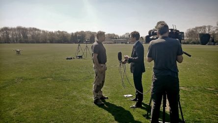 BBC News Interviewing Toby Pocock about drone safety