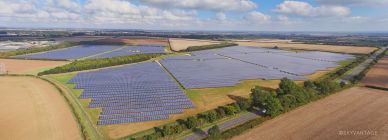 4 stitch images to show the entire solar park